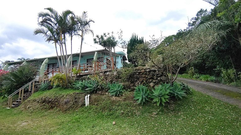 Casa super espaçosa com vista linda para o mar.